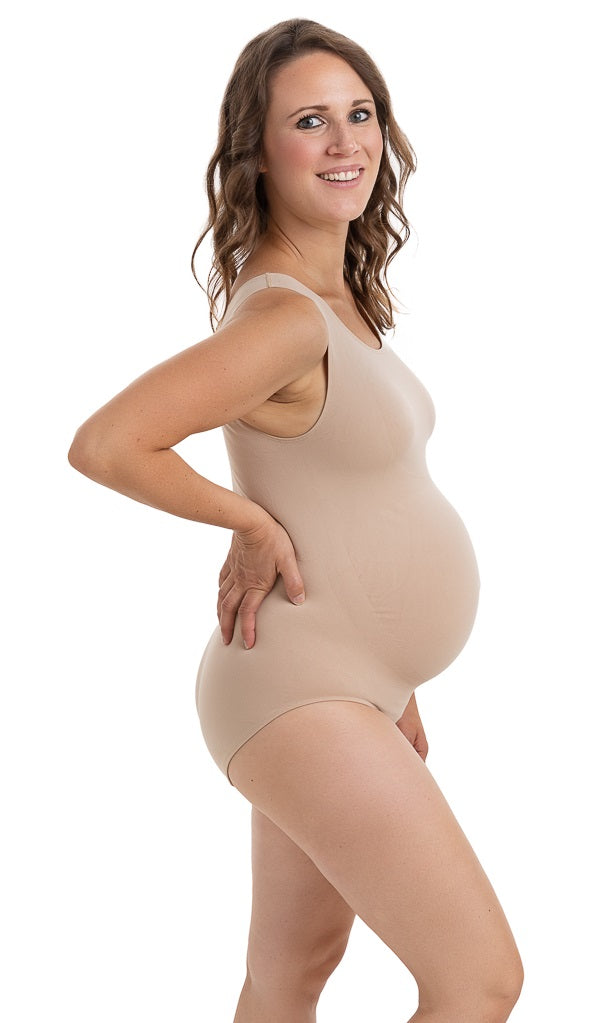 Belevation Womens Maternity Underwear Support Briefs Small Mocha