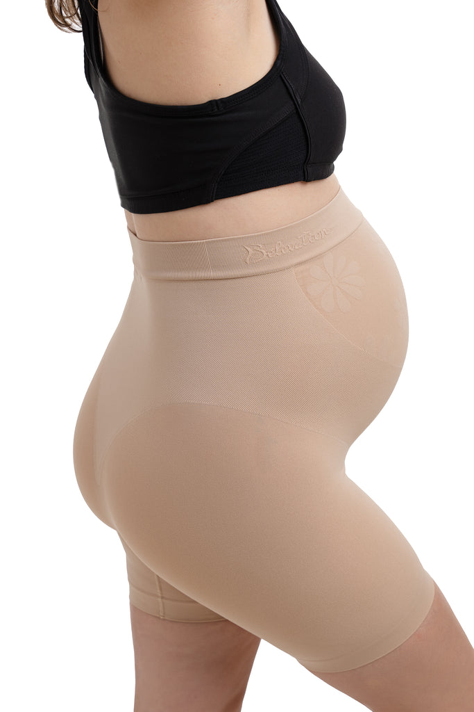 2023 New Women's Seamless Pregnancy Shapewear High Waist Shorts