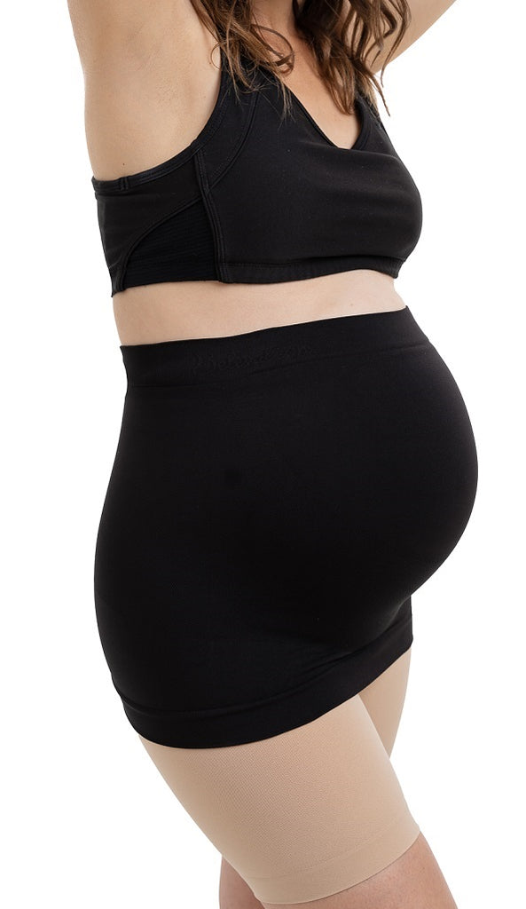  Underworks Adjustable Maternity Support Brief – Easy Adjustment  Pregnancy Belt for Firm Pregnancy Belly Support – Cotton – Alleviates Back  Pain And Discomfort, Black, Fits Dress Size: X-small 2 : Clothing