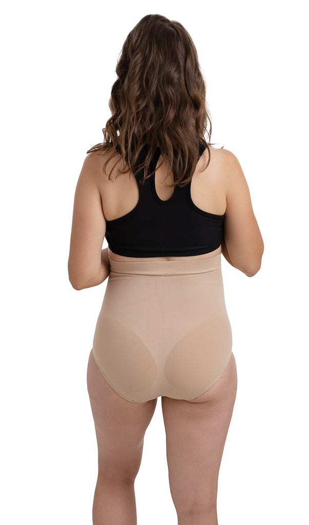 Boguish Seamless Maternity Shapewear Over Belly Support Thong High Waist Underwear  Panties for Pregnancy 3-Pack(Nude+Black+White) Size S at  Women's  Clothing store